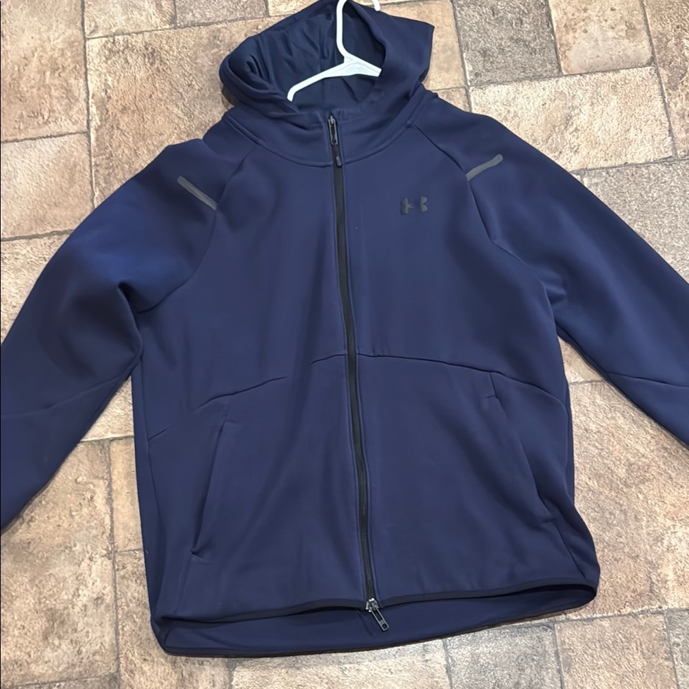 Under Armour Blue Performance Jacket with Hood